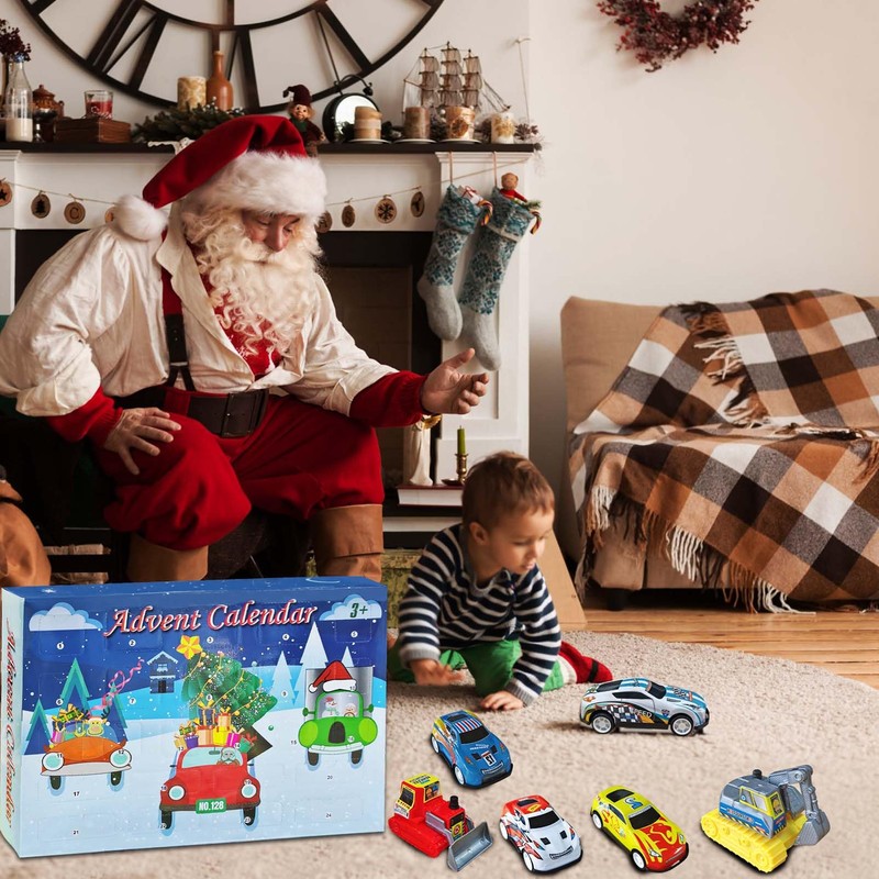 Advent Calendar Car Children 2024, Vehicles Advent Calendar, 24 Days