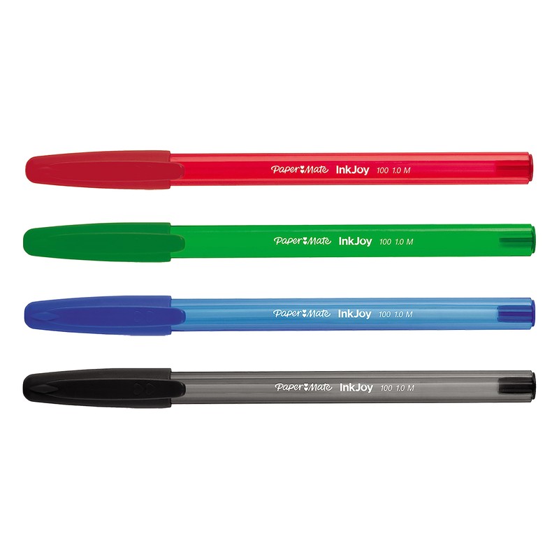 Paper Mate InkJoy 100ST Ballpoint Pens | Fine Point (0.7mm)