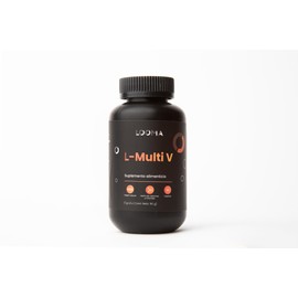 L-Multiv Multivitamínico Completo – 90 Capletas | Vitaminas A, C, D, E, B1, B2, B6, B12, Ácido Fólico, Minerales y Antioxidantes | Energía y Bienestar Diario