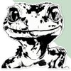 Extra Large 460mm 'Happy Leopard Gecko' Permanent Sticker Decal for