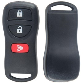 Sianxaido KBRASTU15 Key Fob Shell Case Compatible with Altima Armada Maxima Quest Sentra EX35 FX35 FX45 G35 I35 Q45 QX56 350Z