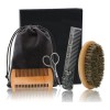 Set De Cepillos Para Barba Brush Beard Steel Care Peine