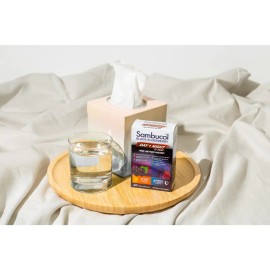 Black Elderberry Day & Night Relief Capsules 24ct, Supports Immunity & Wellness, with Ivy Leaf, White Willow & California Poppy, Non-GMO, Gluten & Dairy Free