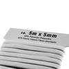 hitools Rubber Band, Elastic Band, 5 m x 5 mm