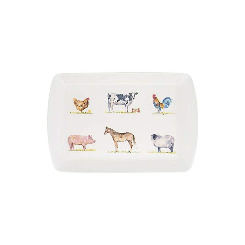 Country Life Farm Design Small Melamine Food Lunch Tea