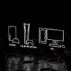 LINDY HDMI Anschlusskabel 5.00m 37874 Grau [1x HDMI-Stecker - 1x