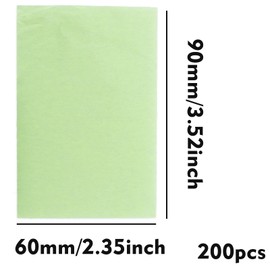 200 Sheets Makeup Blotting Paper, Soft Face Oil Blotting Paper Bamboo Charcoal Oil Blotting Paper Green Tea Oil Absorbing Tissues Paper Oil Control Film for Sports Fitness Makeup Travel, Green