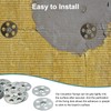 ESINO 120 Pieces Tile Backer Board Washers, Easy Fix Washers,