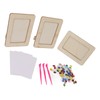 3Set DIY Wooden Picture Frame Making Kit Unfinished Solid Wood