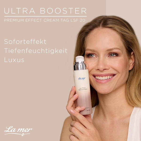 Ultra Booster Premium Effect Cream - Day Cream with SPF 20 - Anti-Ageing Cream with Hyaluronic Acid for a Fresh Complexion - Plumps and Moisturises - 50 ml