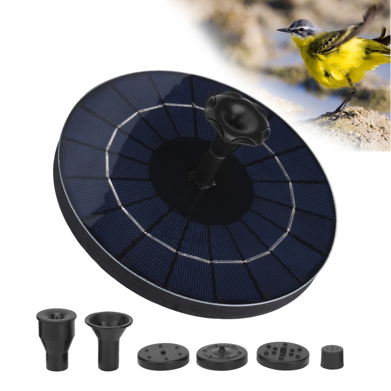 Bird Bath Fountain Floating Bird Fountain Pump Solar Powered Floating