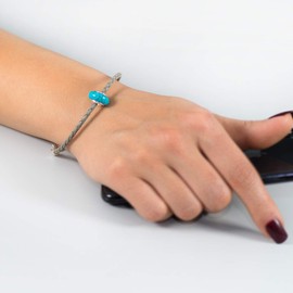 MATERIA by Matthias Wagner Gemstone Pendant Silver 925 – Natural Stone Charms & Beads for Women, Gemstone