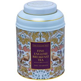 New English Teas Song Thrush & Berries Tea Tin With 240 English Breakfast Teabags