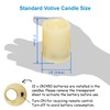 Flameless Votive Candles With Remote Control and Timer Bulk Set