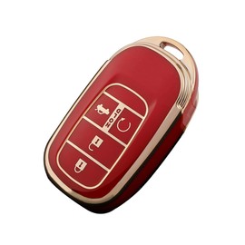 [Kinotaka] Honda Exclusive New N-Box NBOX Custom JF5 JF6 New Vezel Vezel rv VEZEL e: HEV Civic Step Wagon SPADA Spada RP8 TPU Smart Key Case (Red), red