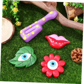 iplusmile 1 Set Colorful Tree Face Decor Outdoor Decorations for Garden Wall Whimsical Tree Faces with Intricate Detailing Unique Ornaments for Home Garden