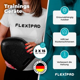 FLEXIPAD Fascia Stretcher - Back Trainer and Back Stretcher Size S up to 1.60 m - Morning and Evening 15 Seconds Each - Can Be Used Regardless of Place - Developed by Physiotherapists