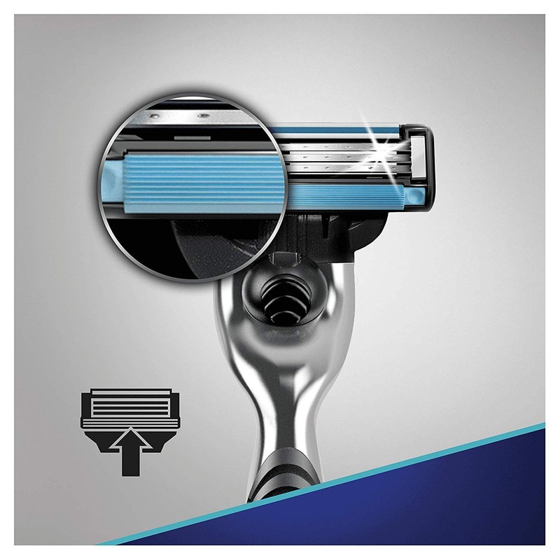 Gillette Mach3 razor blades for men, 20 pieces