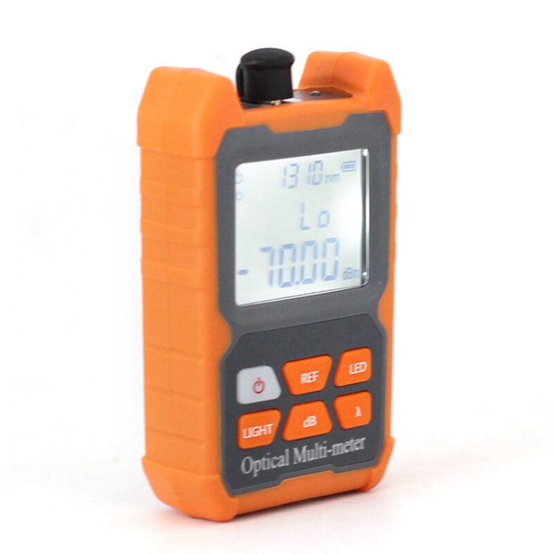 Optical Fiber Power Meter Mini Portable Optic Cable Tester Detector