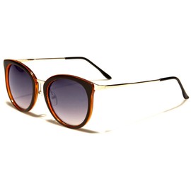 New CG Ladies Designer Sunglasses Womens Retro Vintage Style Cats Eye Glasses (Orange)