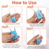 PATIKIL 3 Digit Cable Combination Lock, 2 Pcs Cable Lock
