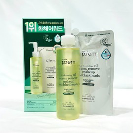 MakePrem Make Prem Safe Me Relief Moisture Cleansing Oil 210ml+100ml (Refill) / 메이크프렘 세이프 미 릴리프 모이스처 클렌징 오일 210ml+100ml(리필)