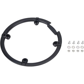 Chain Guard Protector, Negro Plástico Protección Cadena Monoplato, Cubierta Bielas para Bicicleta de Montaña, Ciclistas Urbanos y Aventura Trail