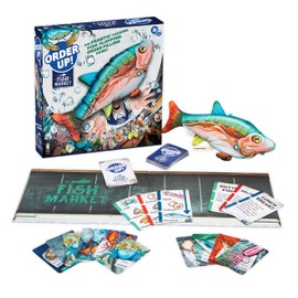 Order Up Fish Market Card Game, Fun Cooperative Board Games for Kids 8+, Family Games, Flying Fish Game for Kids, Fast Action Games for Kids 8-12, Games for Family Game Night