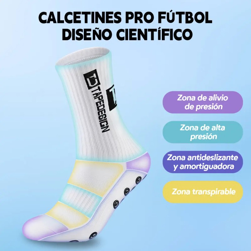 16 Par Calcetin Media Deportivos Fútbol Antideslizantes
