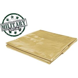 PVC Vinyl Cover Waterproof UV Resistant Heavy Duty Vinyl Tarp 13oz 18 Mil -TAN (7x9)