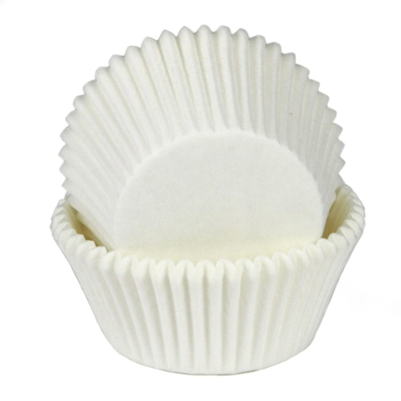 Chef Craft Classic Cupcake Liners, 50 count, White