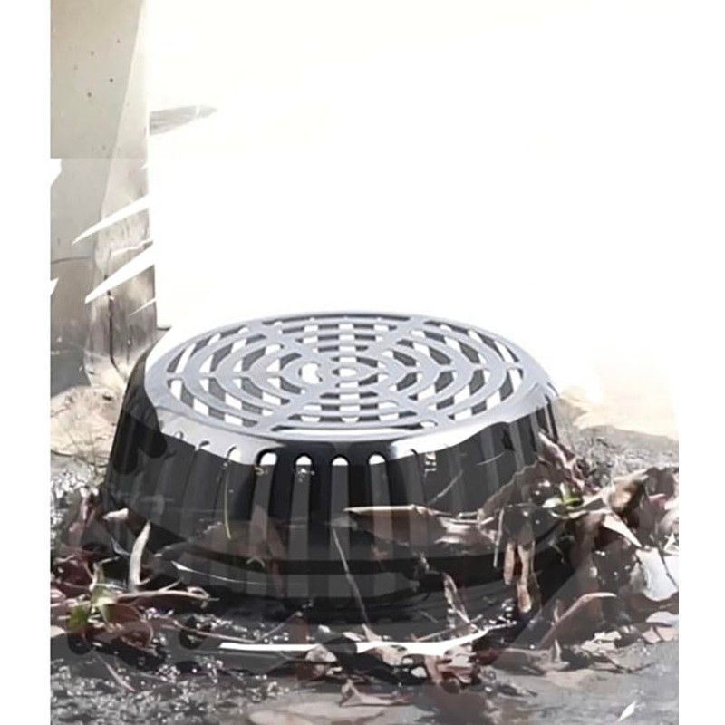 YunGenu SUS304 Stainless Steel Roof Dome Drain Cover Strainer Anti-Clogging