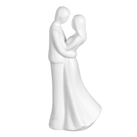 Ideen mit Herz Decorative Figurine Bride and Groom 2 | Wedding Couple Ceramic | Wedding Gift | Wedding Decoration | 20.9 cm High