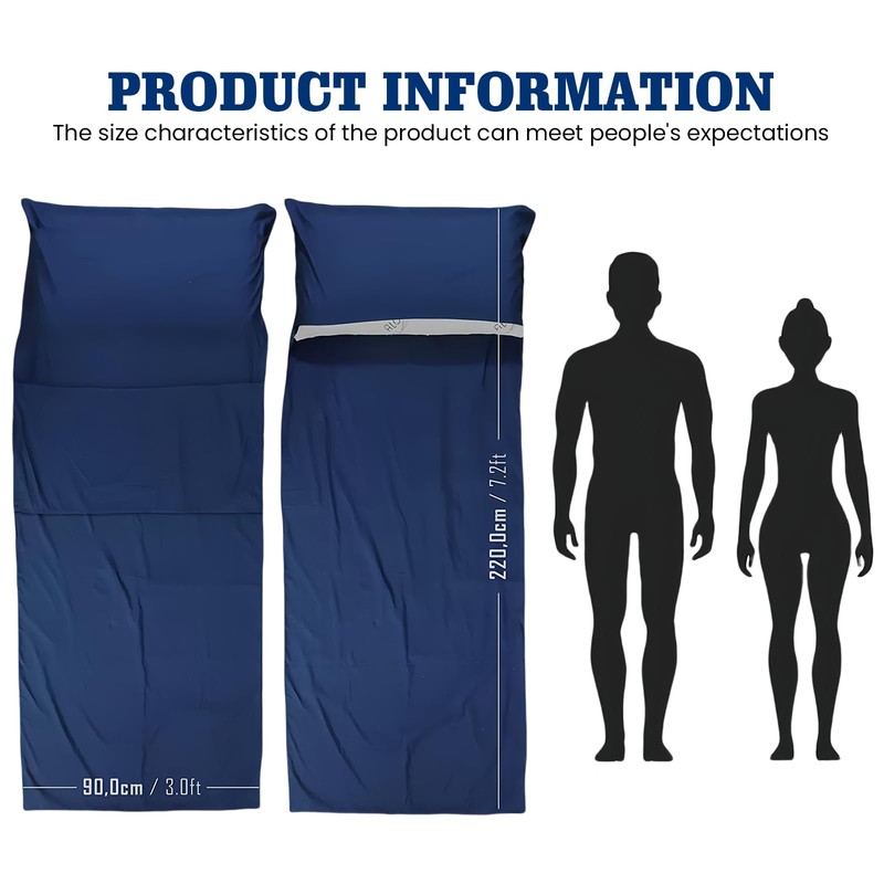 Cabin Sleeping Bag, Travel Sleeping Bag, Mini Sleeping Bag, 2-in-1