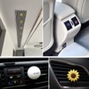 BetterJonny 100 Pieces Square Head Car Air Vent Clips, Decorative
