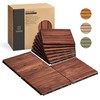 THYOI Premium Deck Tiles, Patio Flooring - Outdoor Waterproof Acacia