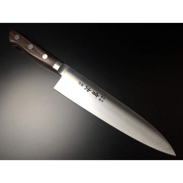 Ariji ARITSUGU Chef's Knife, 7.1 inches (180 mm), Made in Japan, Alloy Steel, Tsukiji Rosewood Pattern, Customizable