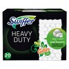 Swiffer Sweeper Heavy-Duty Dry Cloth Refill, Gain Scent, White, 20/Pack