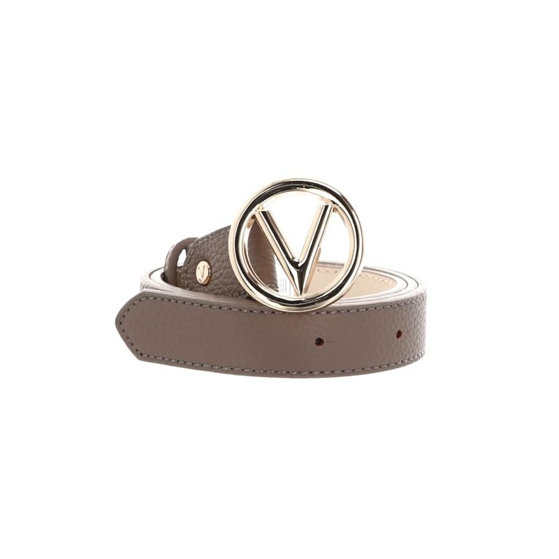 VALENTINO Round Belt W120 Taupe/Oro - Can be Shortened, Taupe