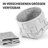 N8WERK Felt Storage Basket 24 x 24 x 24 cm