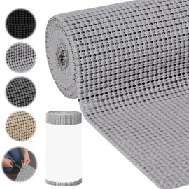 AMZYYDS Forro para repisass y Cajones(45 x 600 cm),Revestimiento para cajones,Revestimiento para estantes,Forro para cajones,Revestimiento de cajone(Gris, 45)