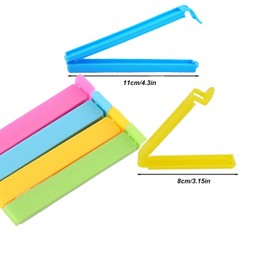32 Pieces Colourful Food Storage Bag Clips, Reusable Sealing Clips, Food Bag Sealing Pliers, Multi-Purpose Sealing Clips