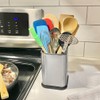 Evelots Stainless Steel Kitchen Utensil Holder for Countertop, 6.75 Inch