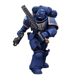 JOYTOY Action Figure 1/18 Warhammer 40,000 Space Marines Ultramarines Outriders Brother Catonus Collection Model Birthday Gifts 4.8 Inches