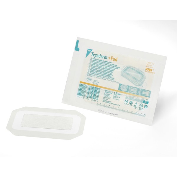 SOLVENTUM CORPORATION Tegaderm Film Dressing with Non-Adherent Pad 3-1/2" x