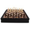 BIVOMON 12.5’’ Wooden Chess Set, Magnetic Chess Pieces with 2