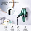 2pcs Blow Dryer Holder Wall Mounted and Curling Iron Holder,
