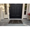 A1 Home Collections Rubber Grill Doormat, Elegant Star Pattern