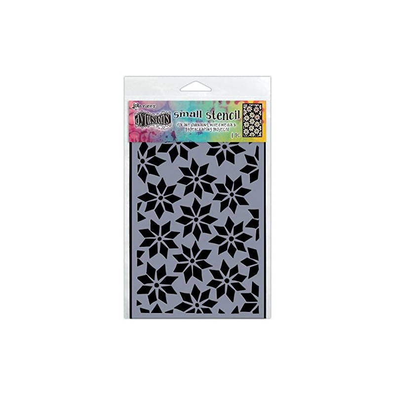 Stencil Star Flurry 5x8 - Dylusions