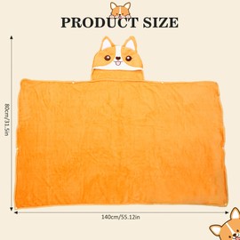 Corgi Blanket - Corgi Gifts for Corgi Lovers, Birthday Gifts for Women, Funny Soft Warm Cute Wearable Blanket, Oversized Blanket Funny Blanket for Women Mom Girlfriend